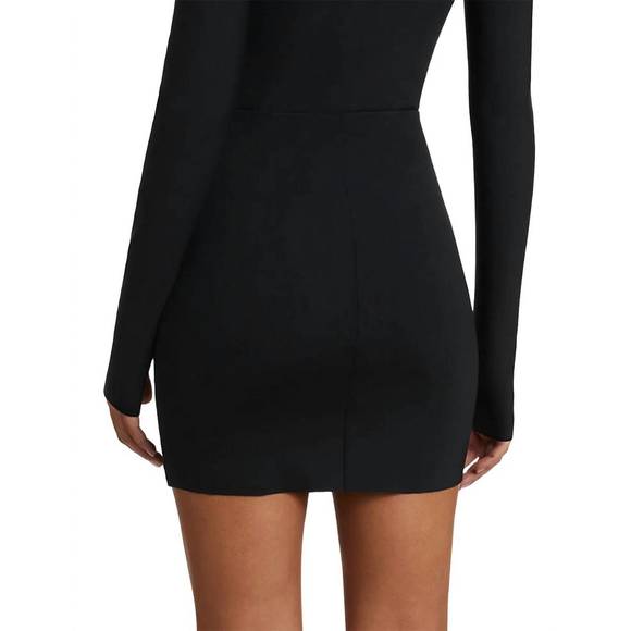 NEW COMMANDO neoprene micro-mini skirt in black - Picture 2 of 2